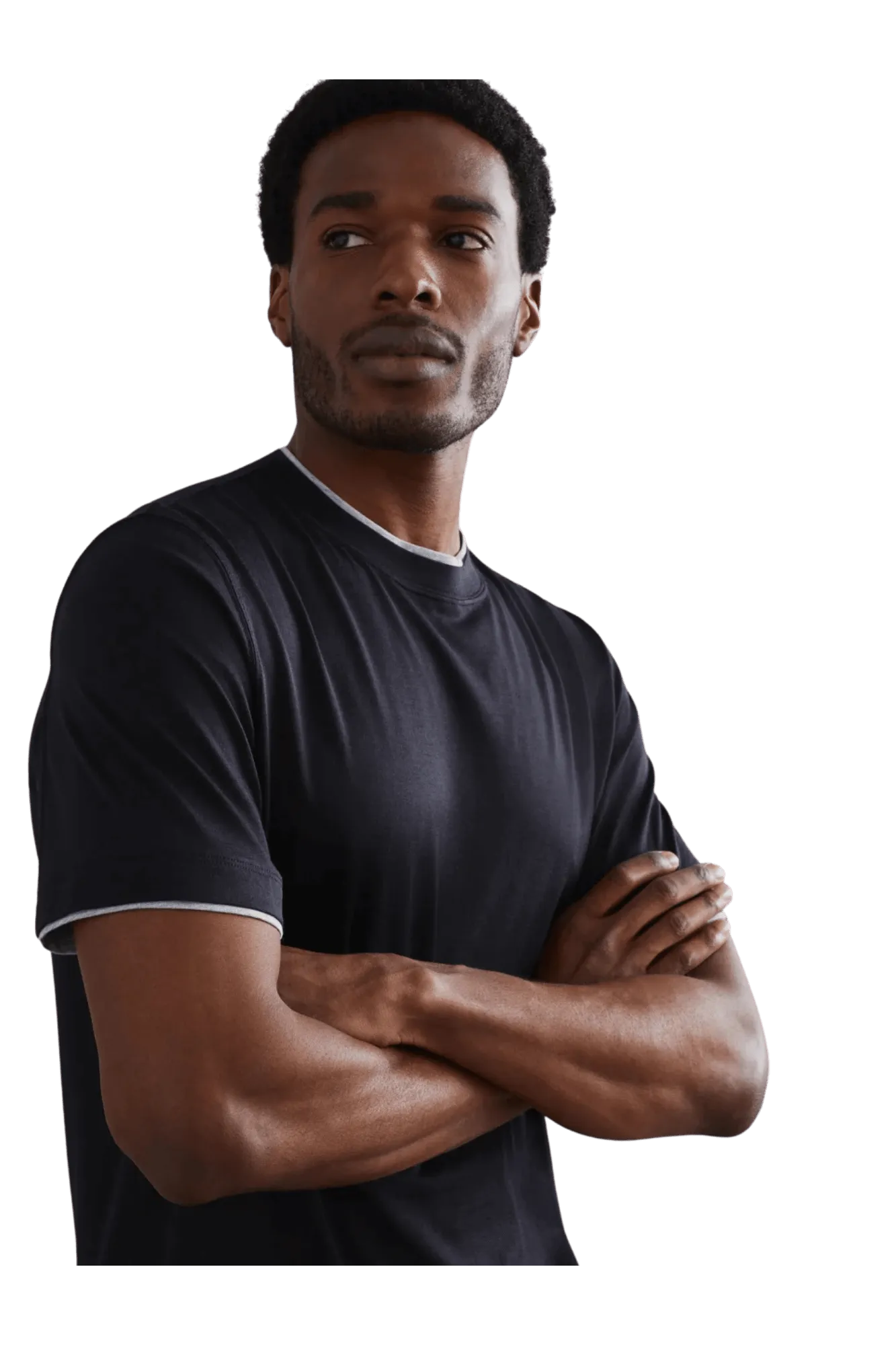Brunello Cucinelli Men's Silk and Cotton Lightweight Jersey Crew Neck T-shirt