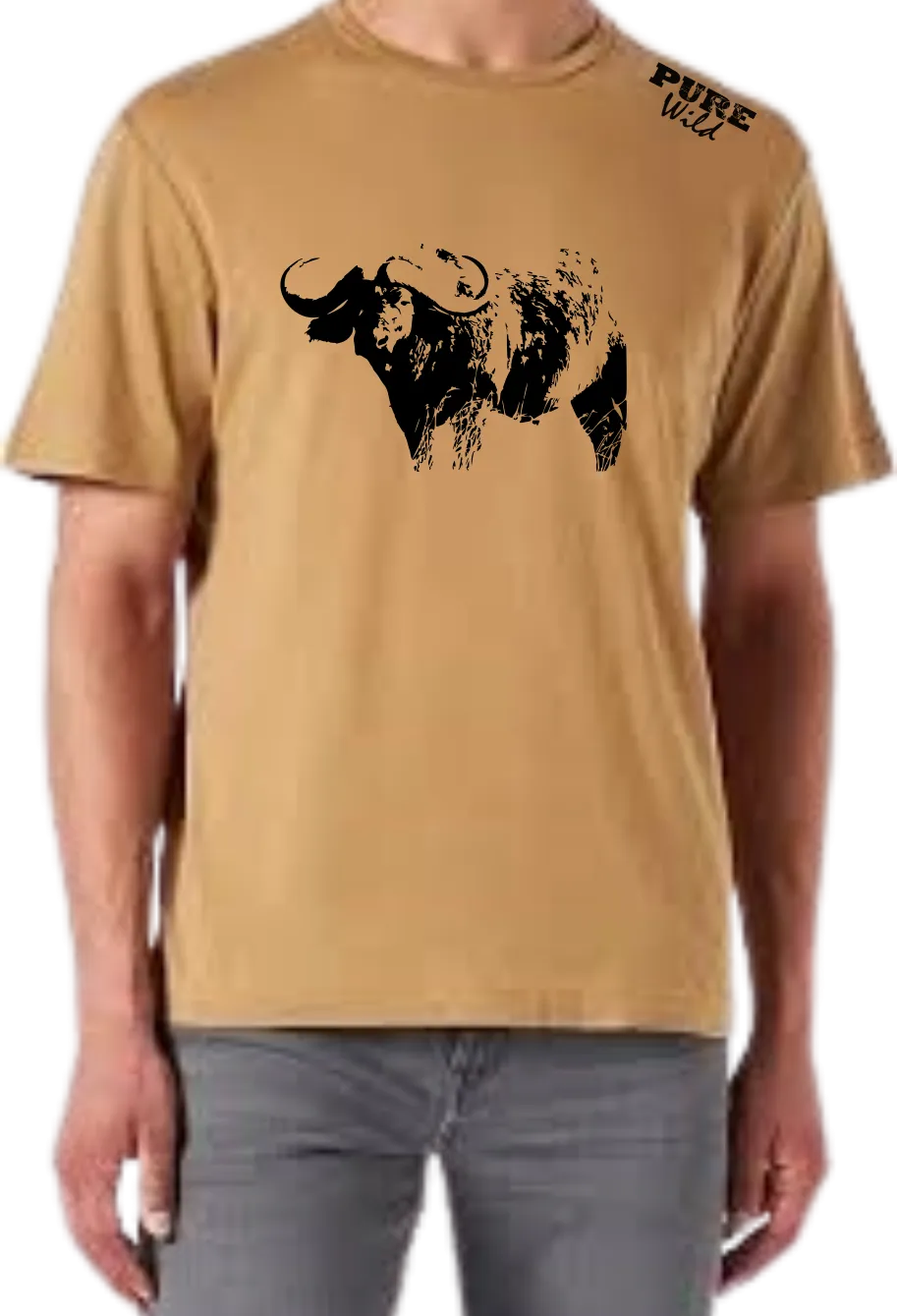 Buffalo T-Shirt For A Real Man