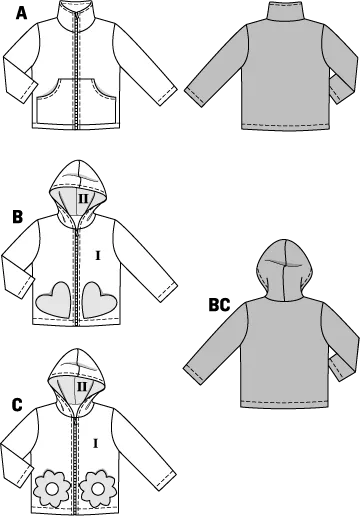Burda Pattern 9425 Toddlers (18M-7Y)