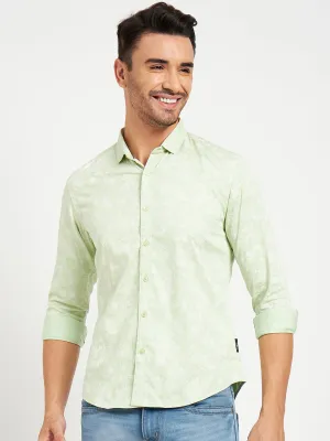Camla Green Shirts For Men