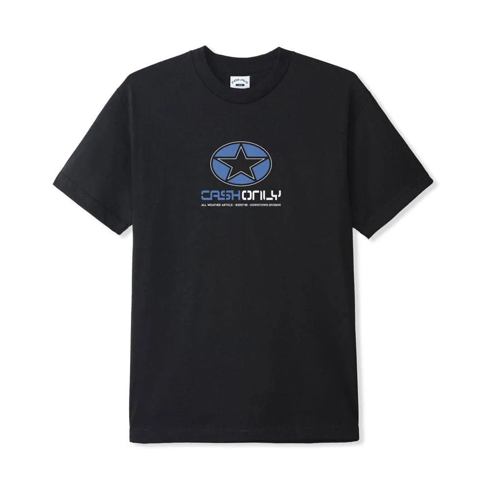 Cash Only 'All Weather' T-Shirt (Black)