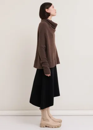 Cashmerism Cowl Neck Crop Top