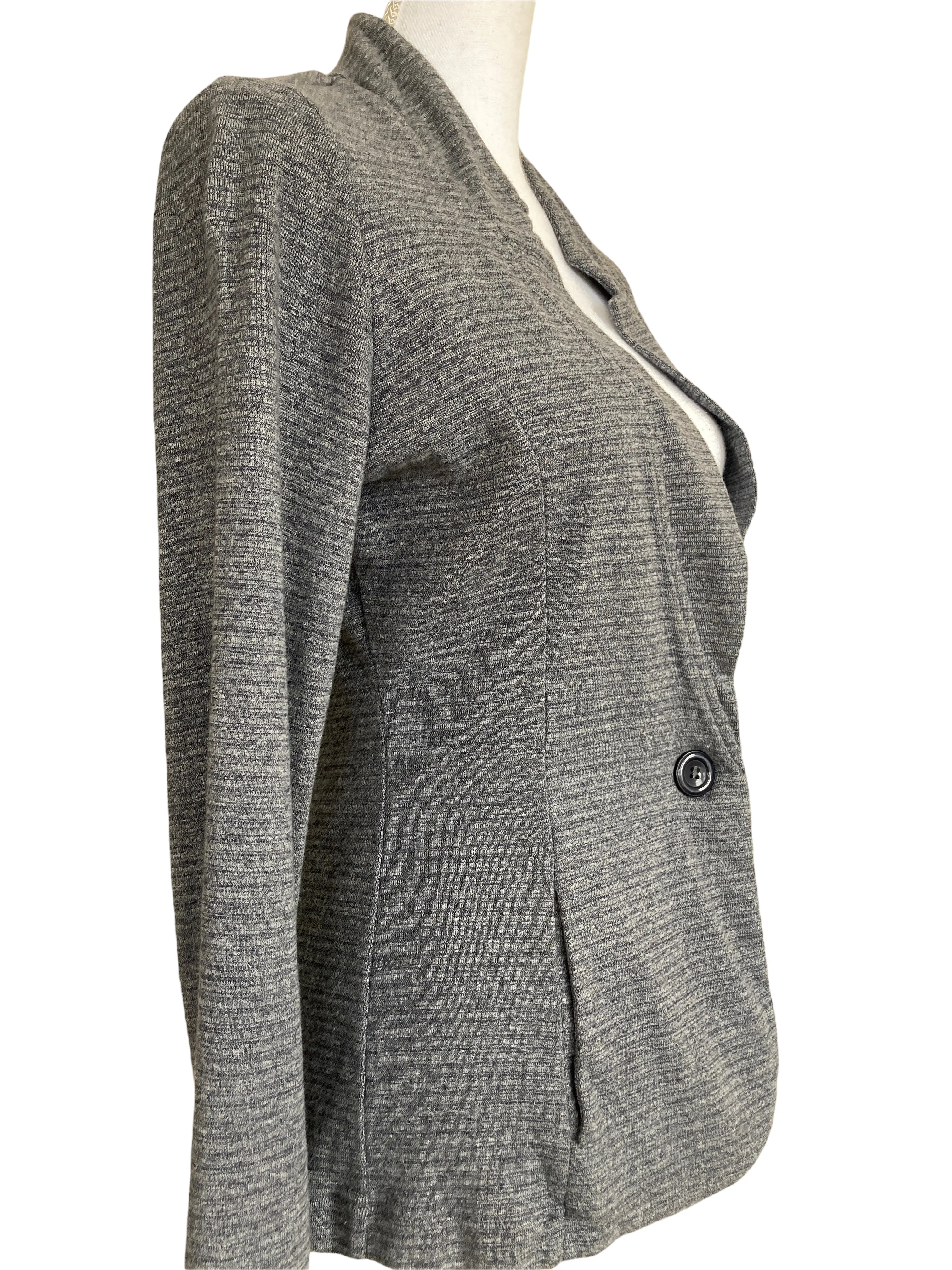 Caslon Grey Stretch Blazer, M