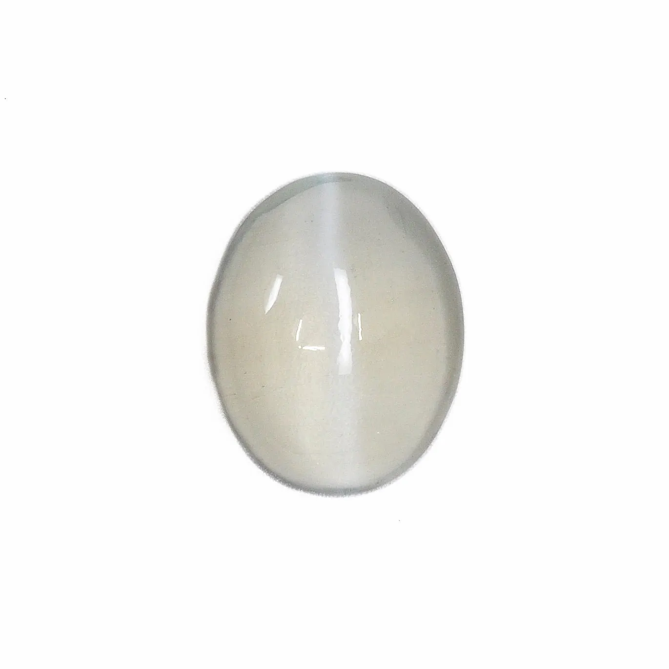 Catseye Sillimanite 19.3mm 19.34 carat Oval Polished Cabochon