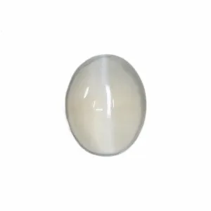 Catseye Sillimanite 19.3mm 19.34 carat Oval Polished Cabochon
