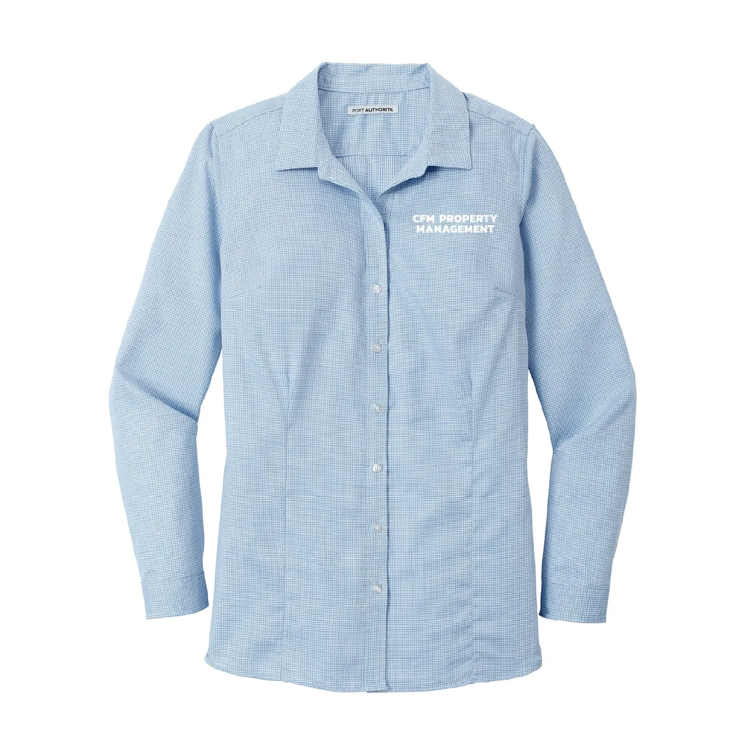 CFM 3 Ladies Pincheck Easy Care Shirt