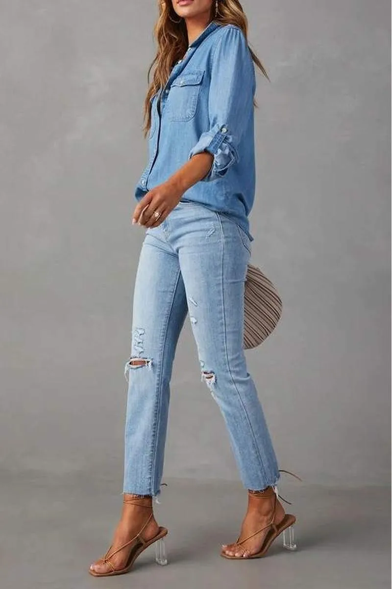 Chambray Button Down