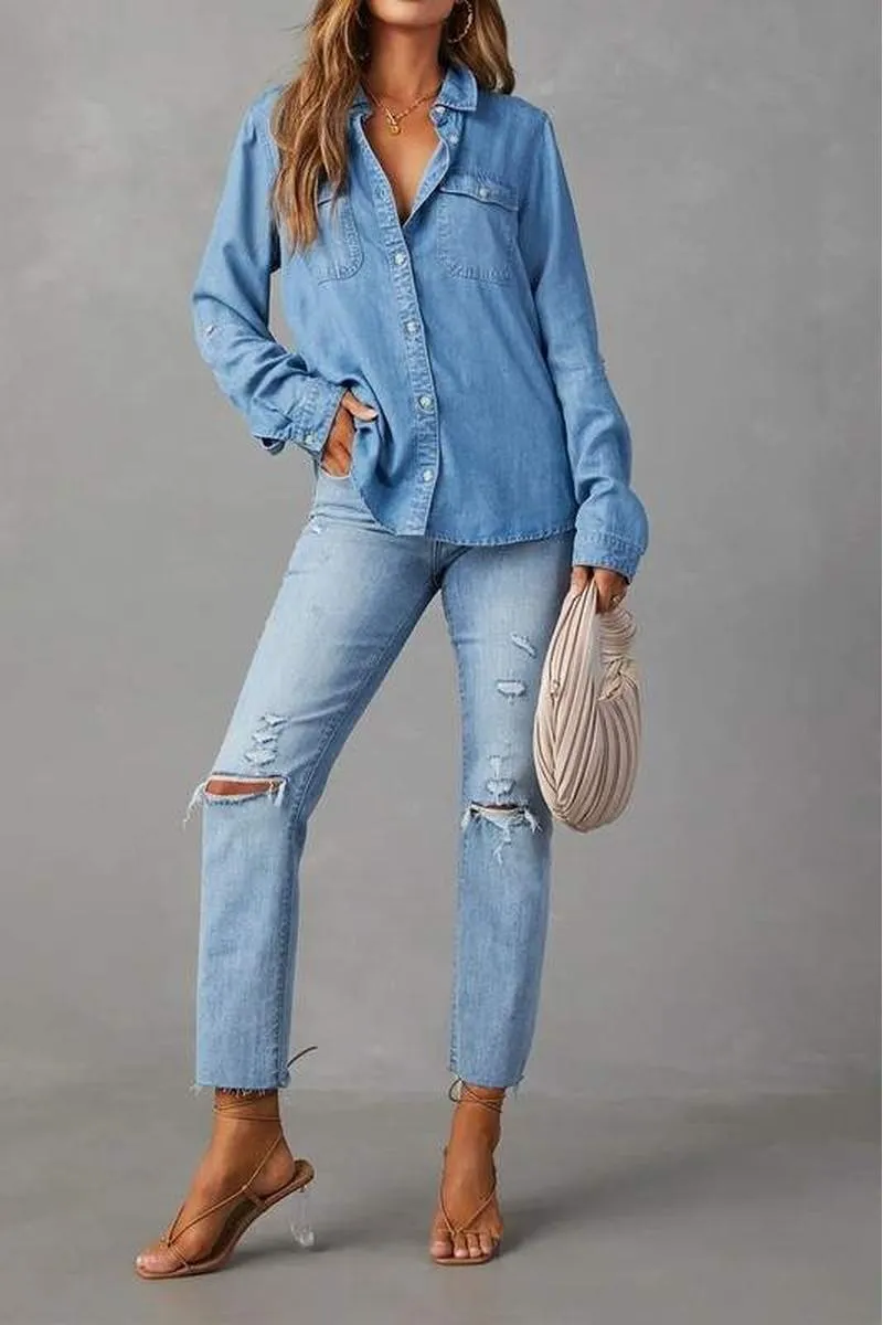 Chambray Button Down