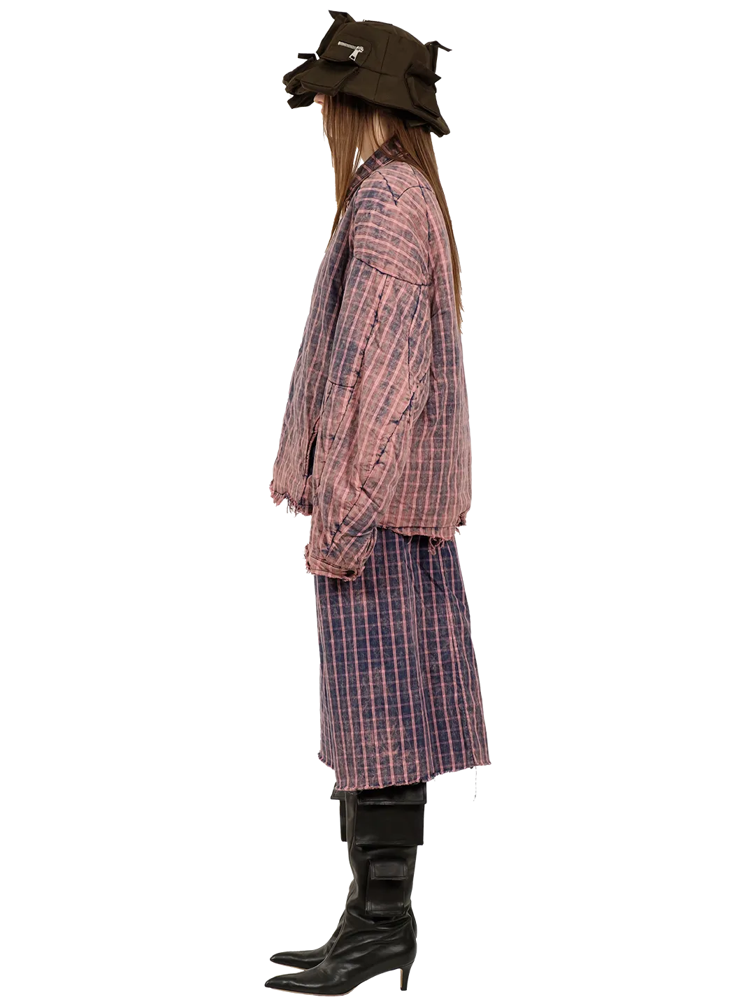 Checkered Muscle Overshirt