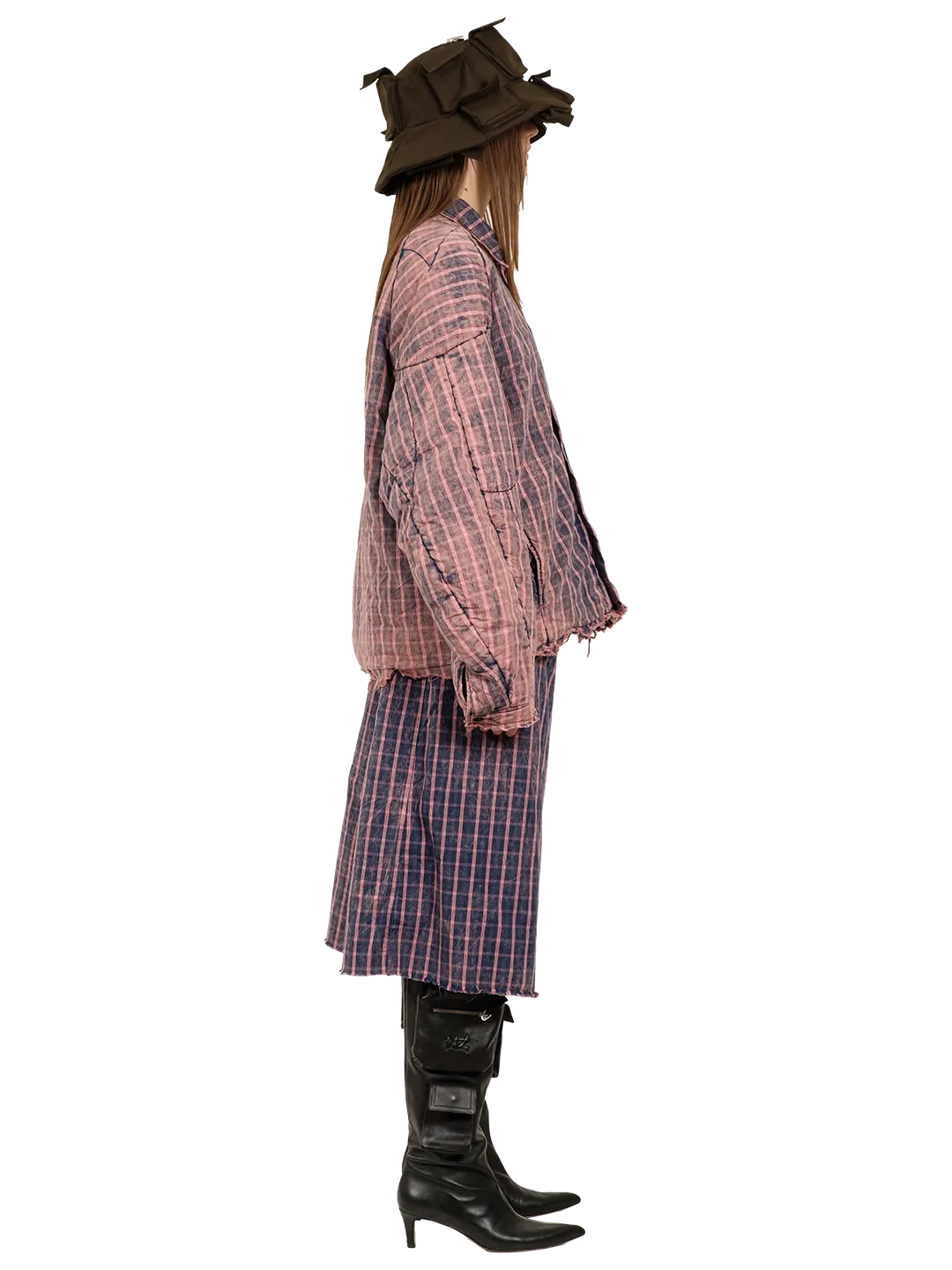 Checkered Muscle Overshirt