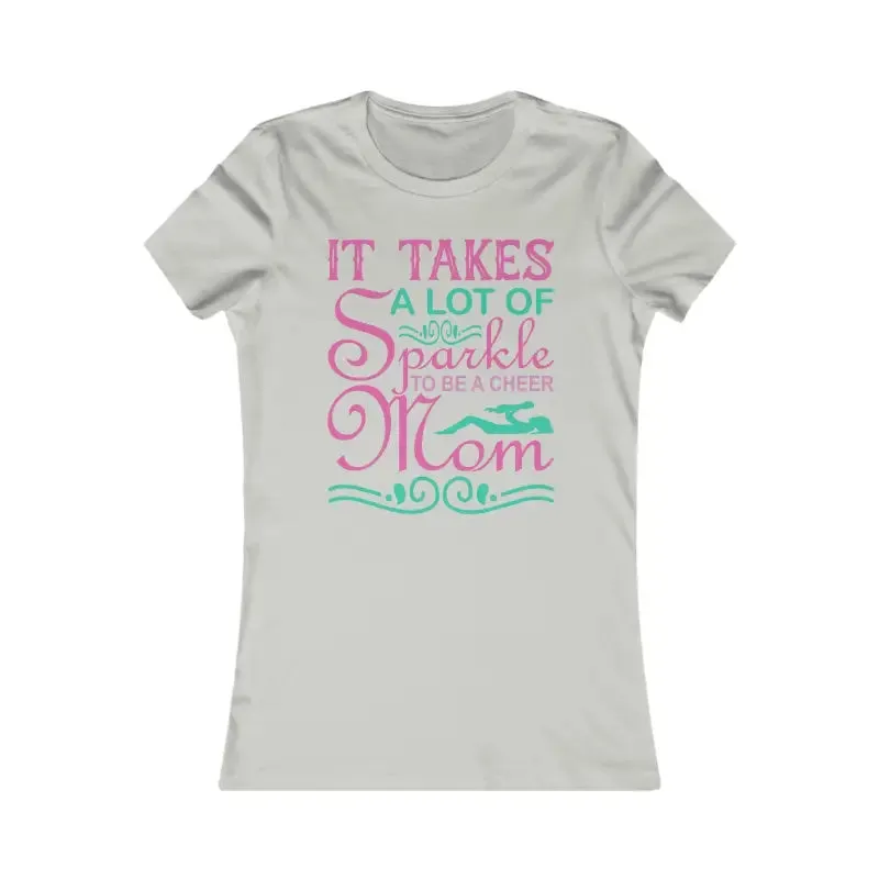 Cheer Mom Favorite Tee Chic Style on Sidelines