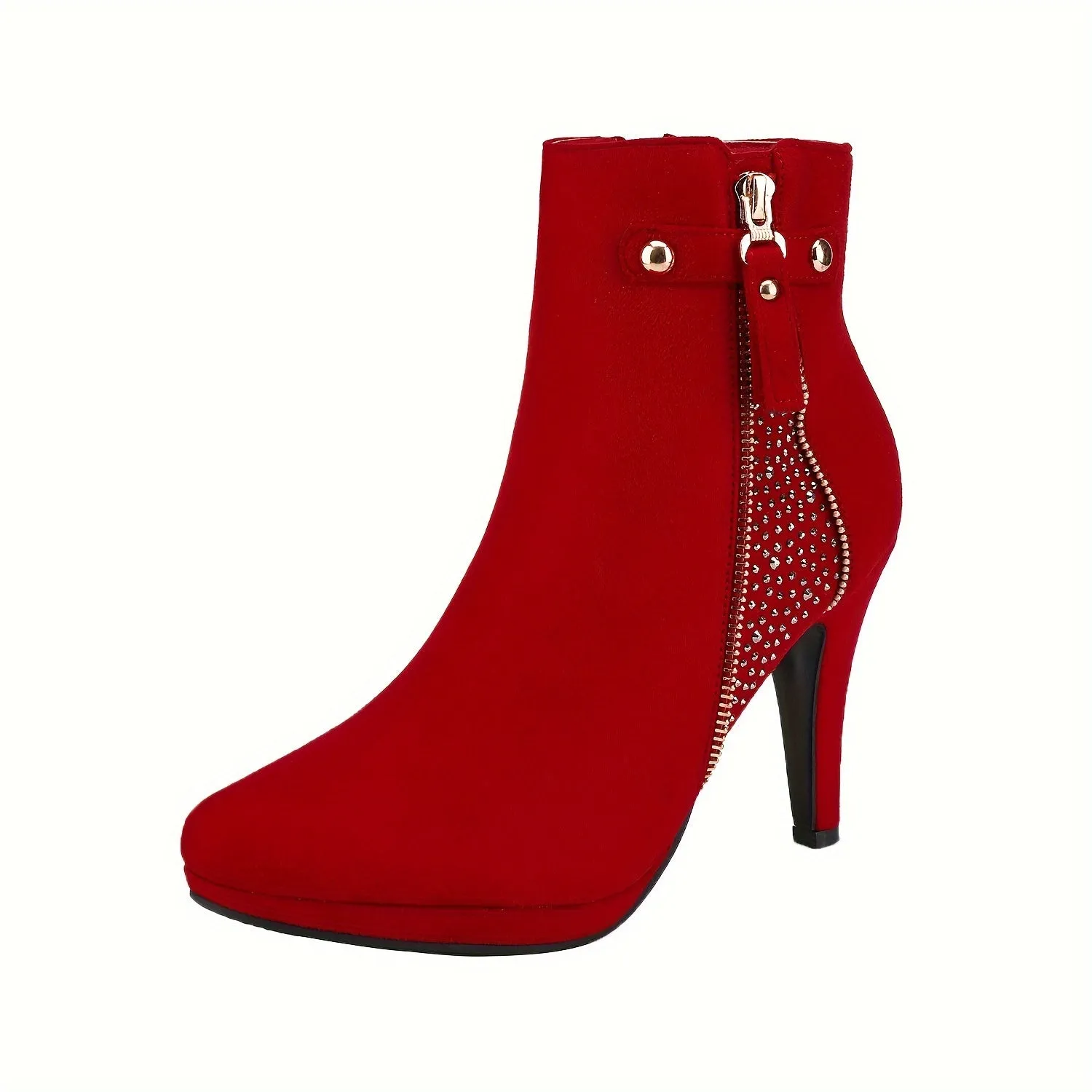 Chic Platform Ankle Booties Comfy High Heels for Any Occasion