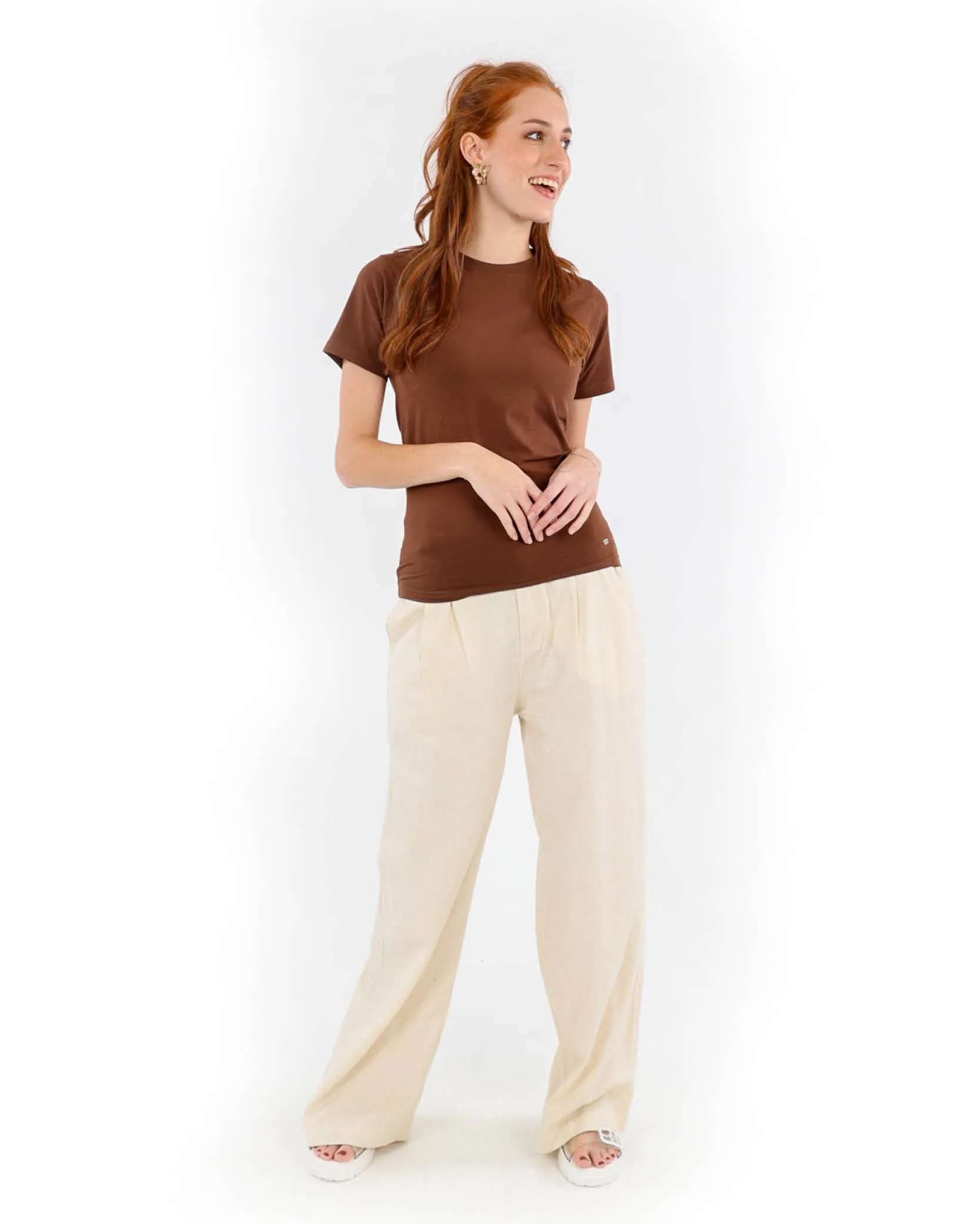 Chocolate Crew Neck T-Shirt
