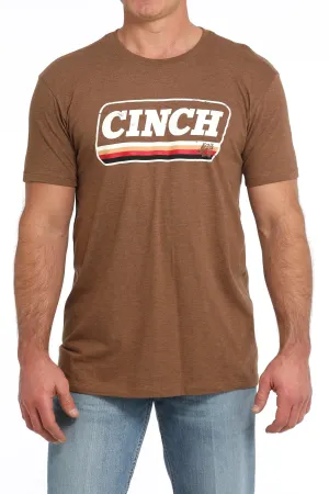 Cinch Mens Tee Shirt - Brown - MTT1690648