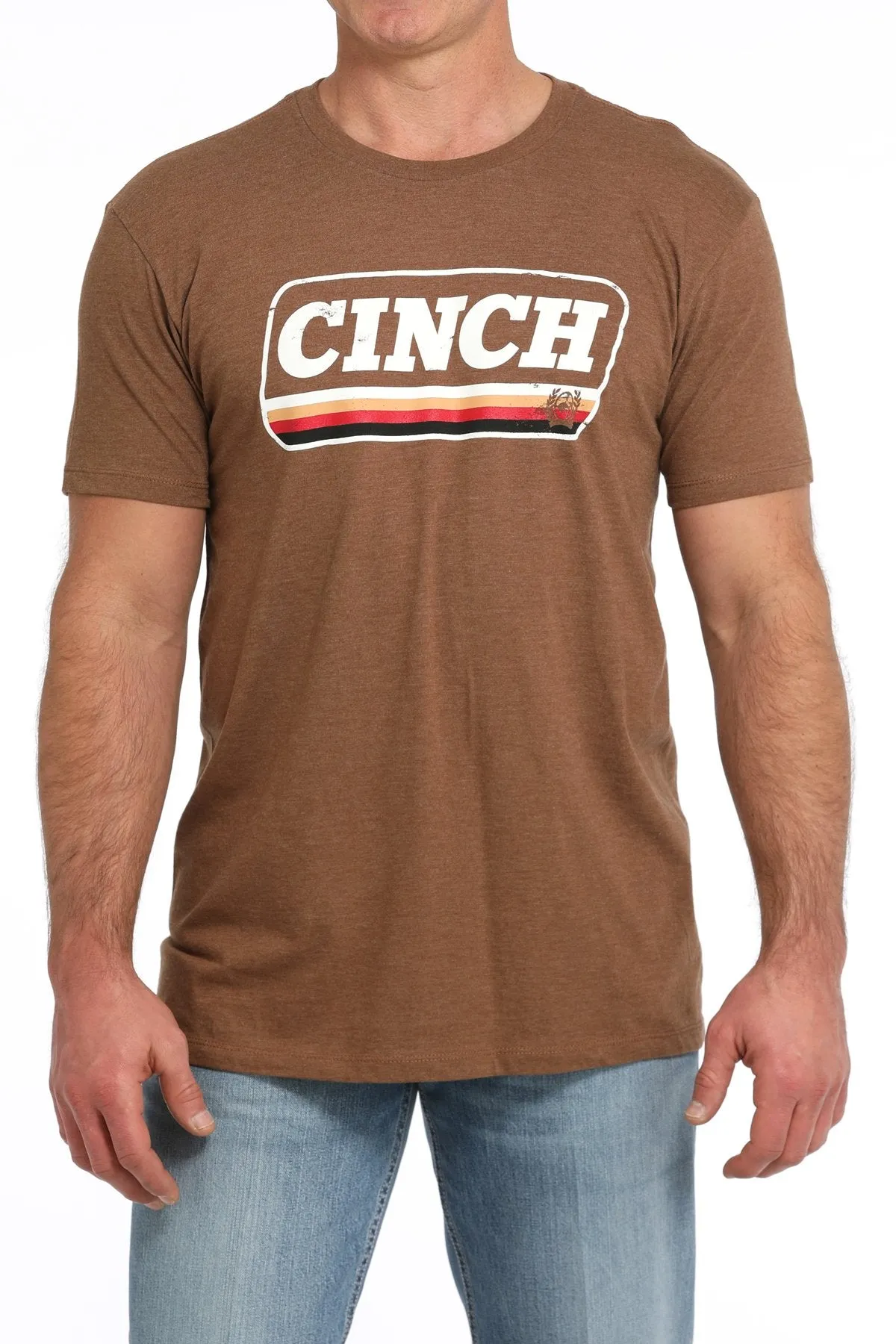 Cinch Mens Tee Shirt - Brown - MTT1690648