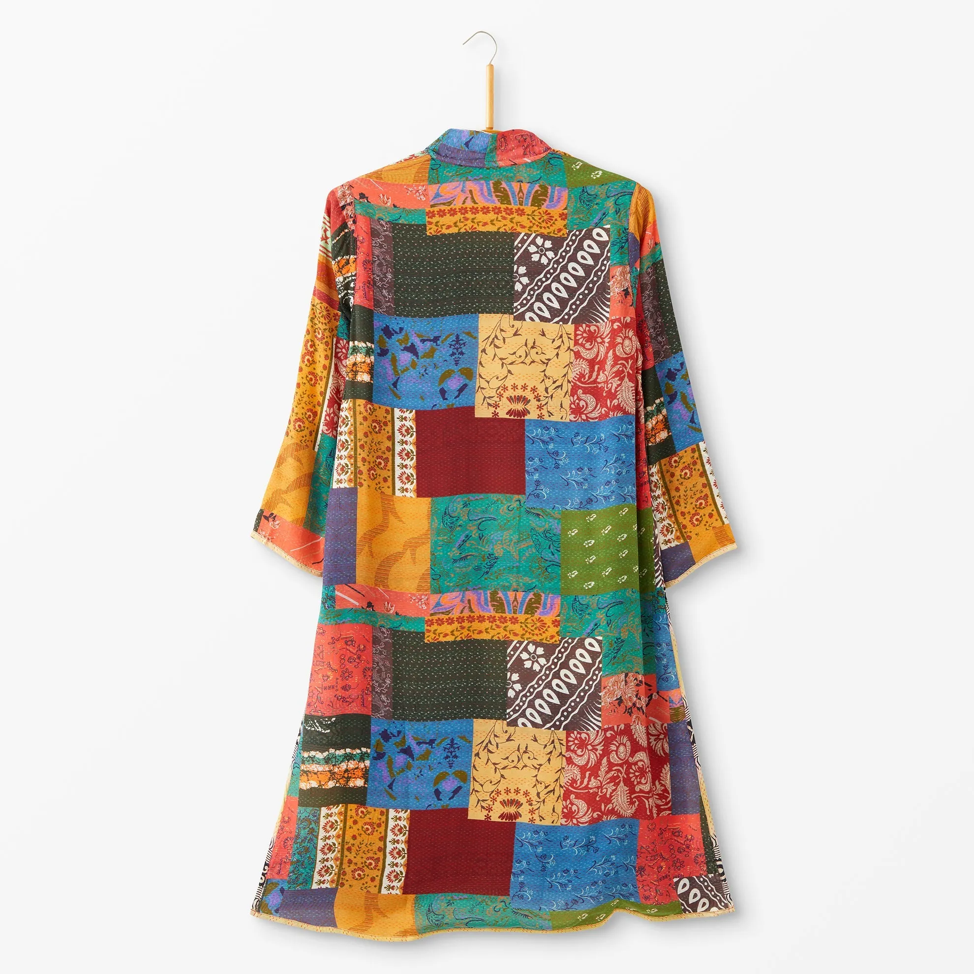 Clara’s Patchwork Print Robe
