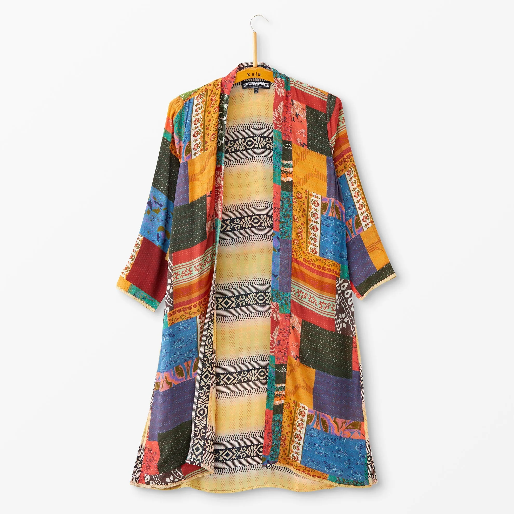 Clara’s Patchwork Print Robe