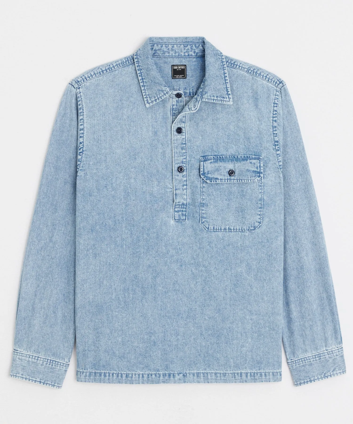 Classic Fit Denim Mariner Shirt