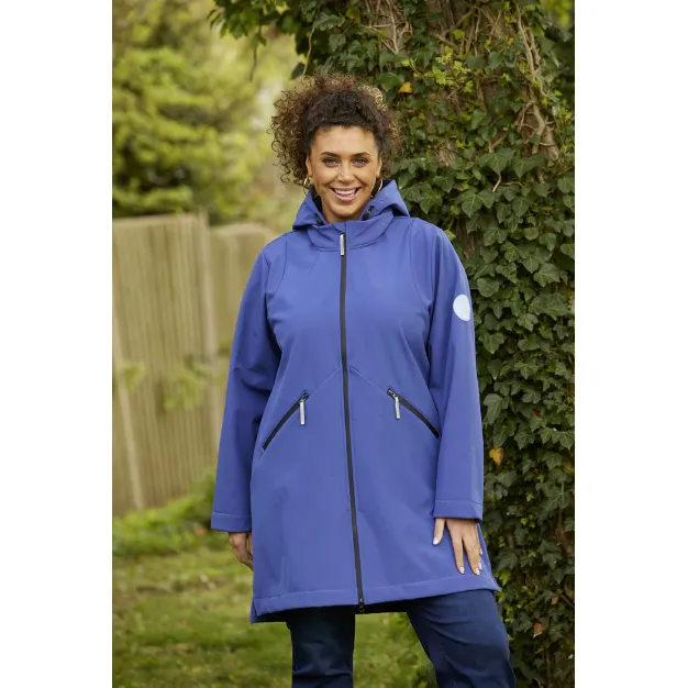 Coat FLOE softshell blue dusk