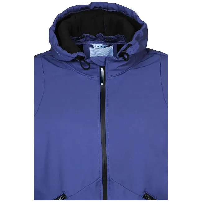 Coat FLOE softshell blue dusk