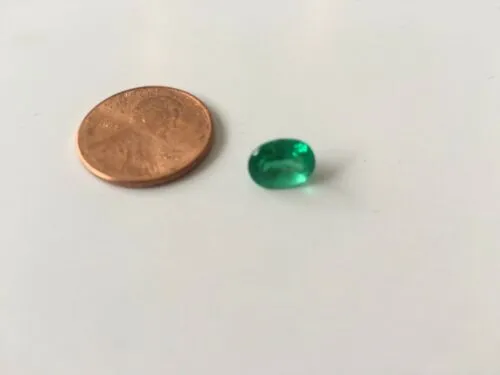 Colombian Emerald Oval Cut Loose Emerald 1.60 CT