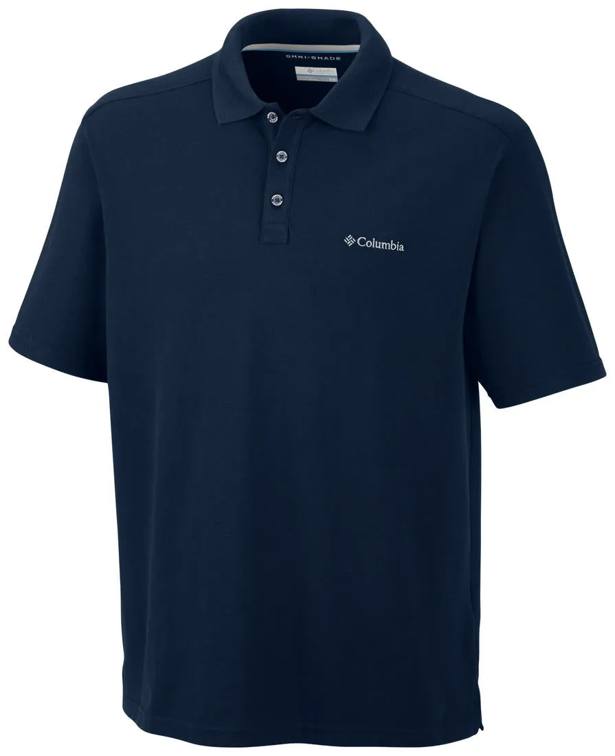 Columbia Men Blue Elm Creek Polo T-Shirt