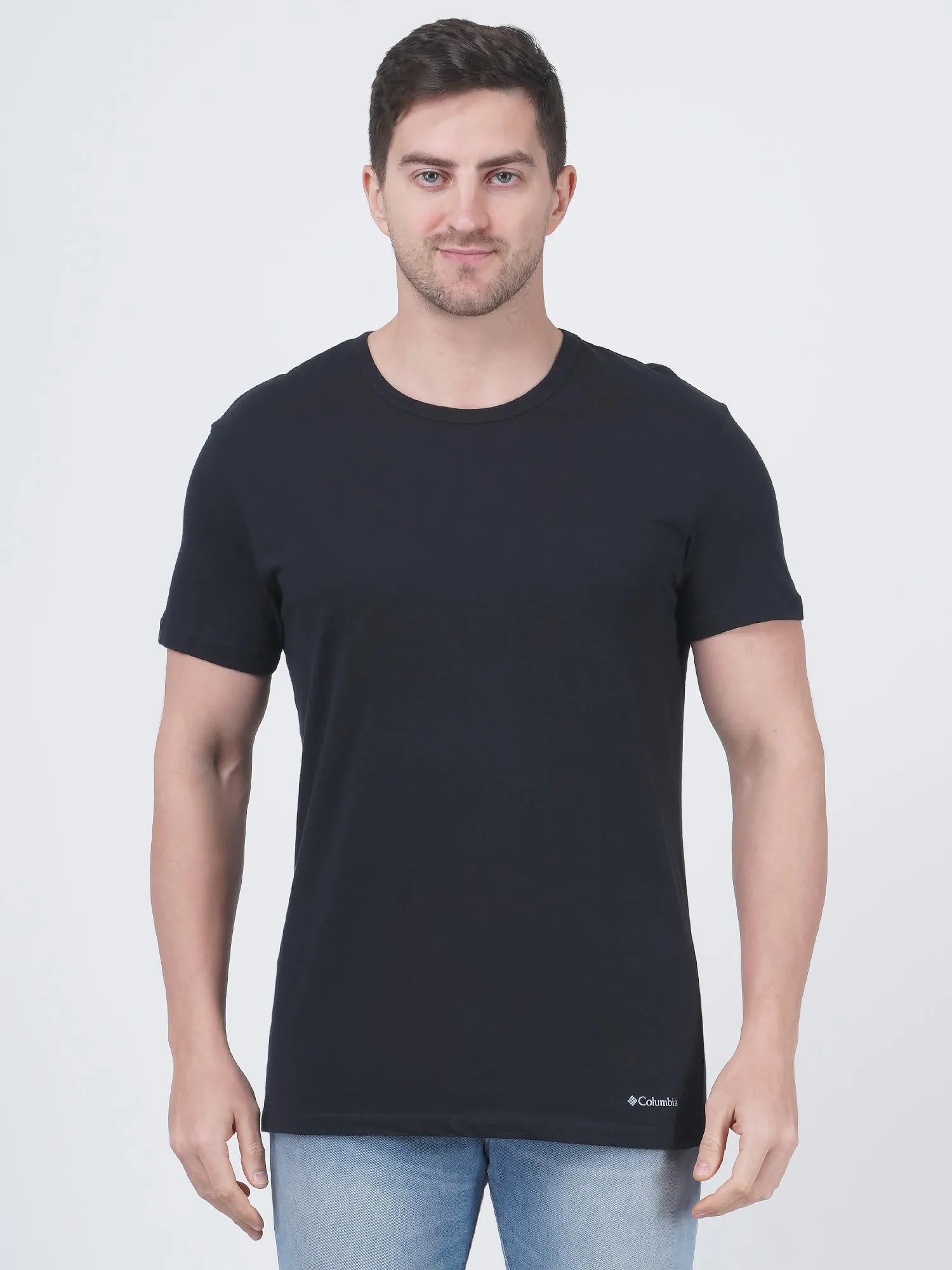 Columbia Men Na Cotton / Stretch Crew-Neck Tee 3 Pack Solid (Non Returnable)