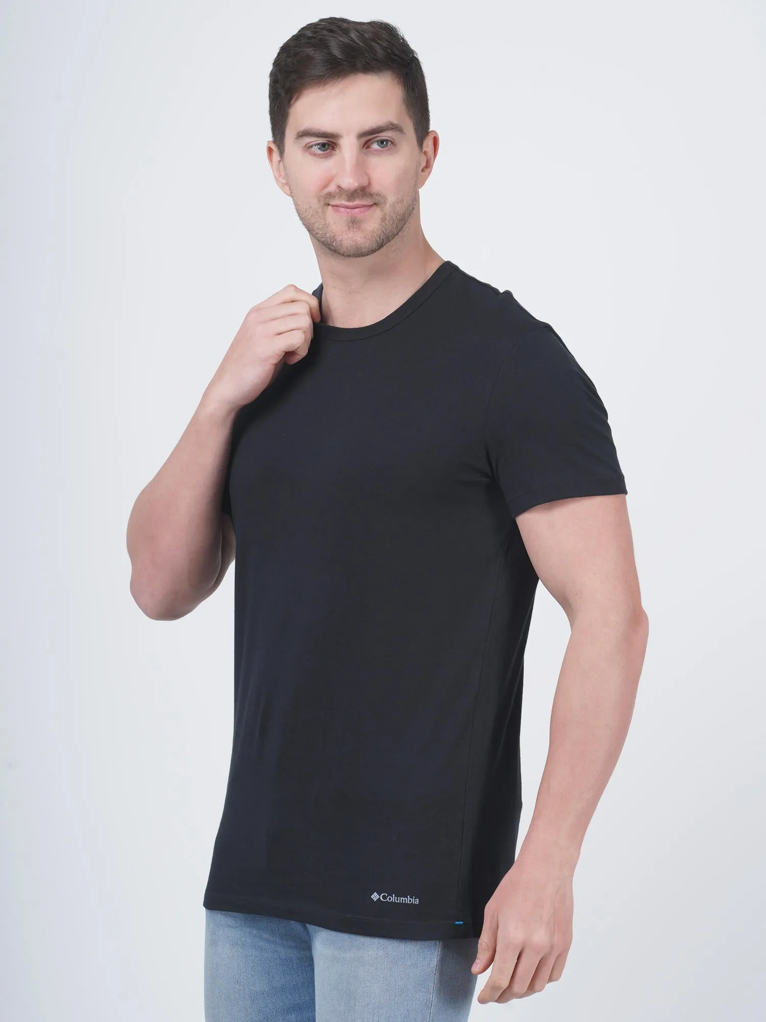 Columbia Men Na Cotton / Stretch Crew-Neck Tee 3 Pack Solid (Non Returnable)