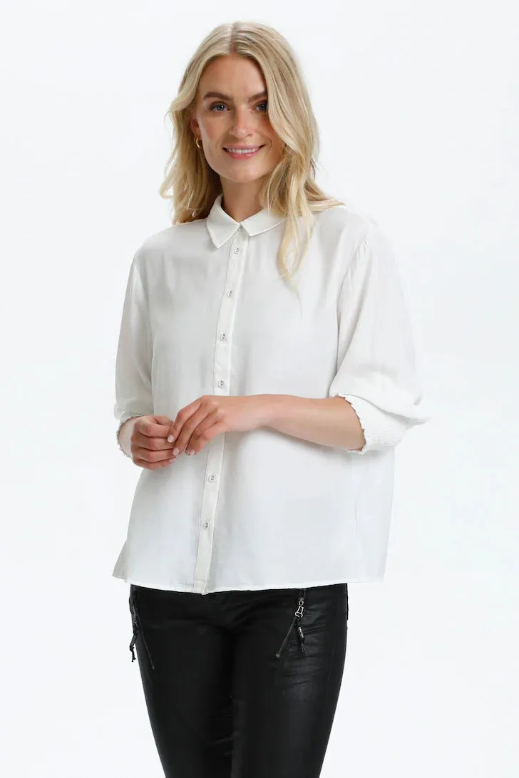 Cream Womens Nola Shirt - White