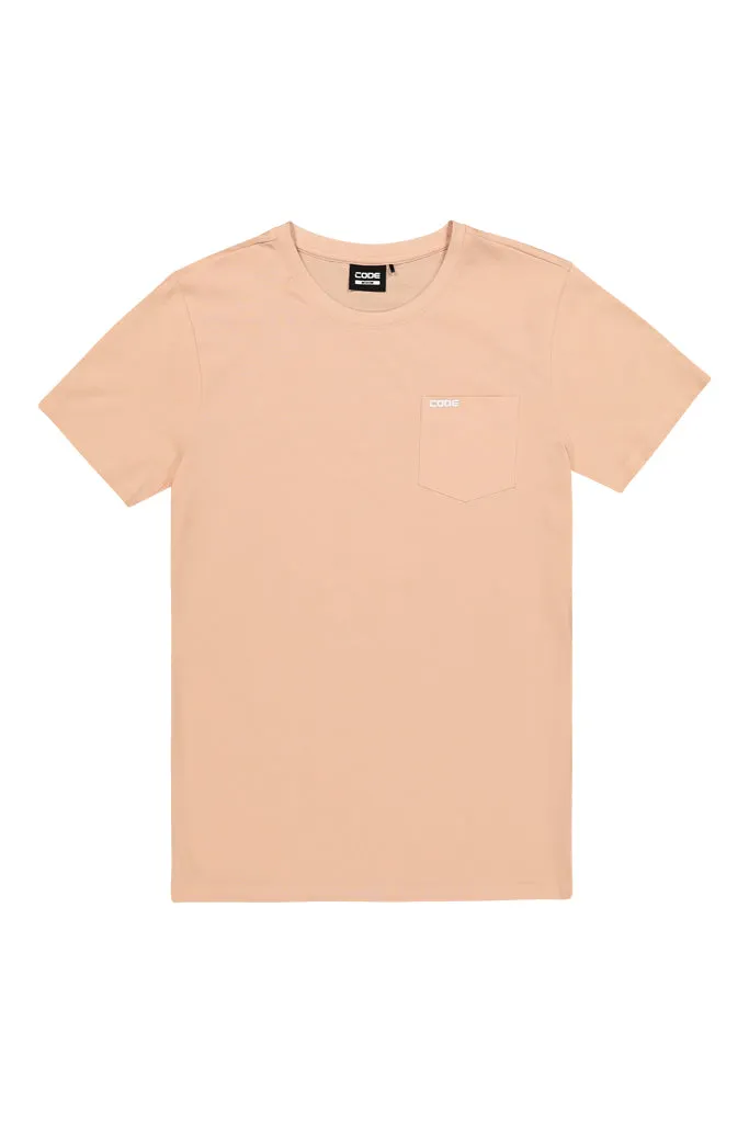 Crew Neck T-Shirt _ 151392 _ Cameo Rose