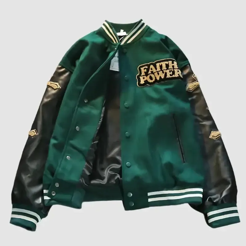 Cross Leather Jacket