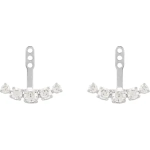 Curved Lab-Grown Diamond Earring Jackets (1 CTW)