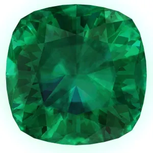 Cushion FAB Lab-Grown Emerald Gems