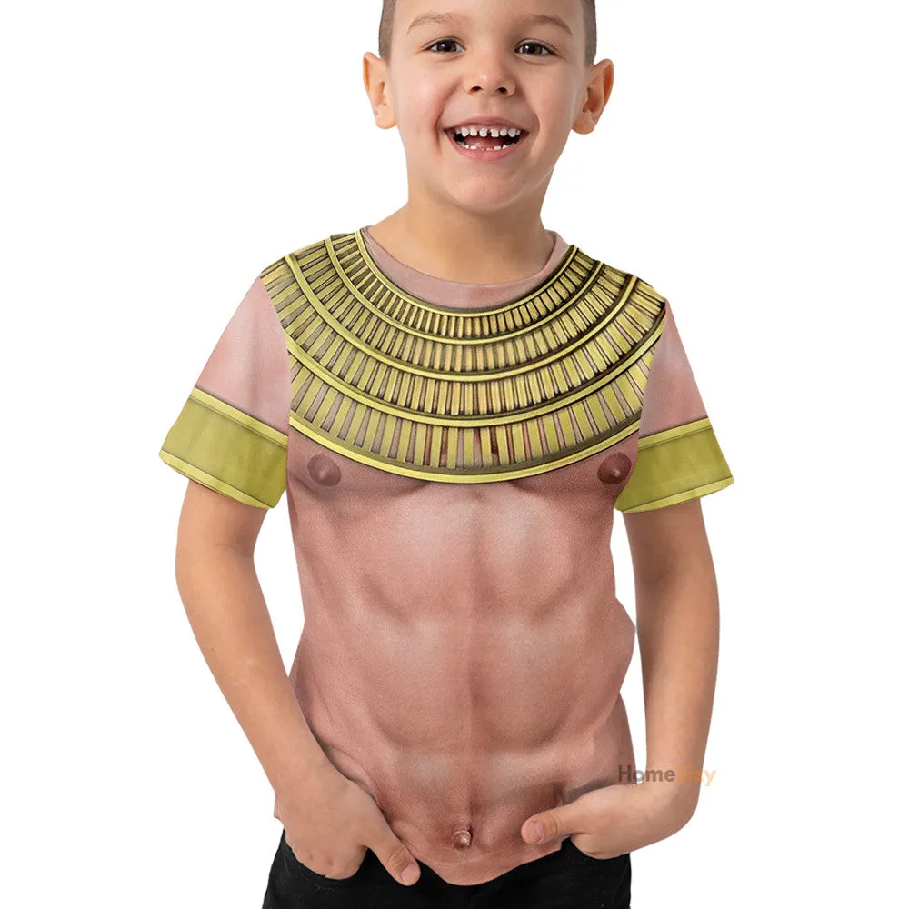 Custom Cosplay Costume Amun-ra God Jesuss of Egypt Kid Tshirt QT306196Tf