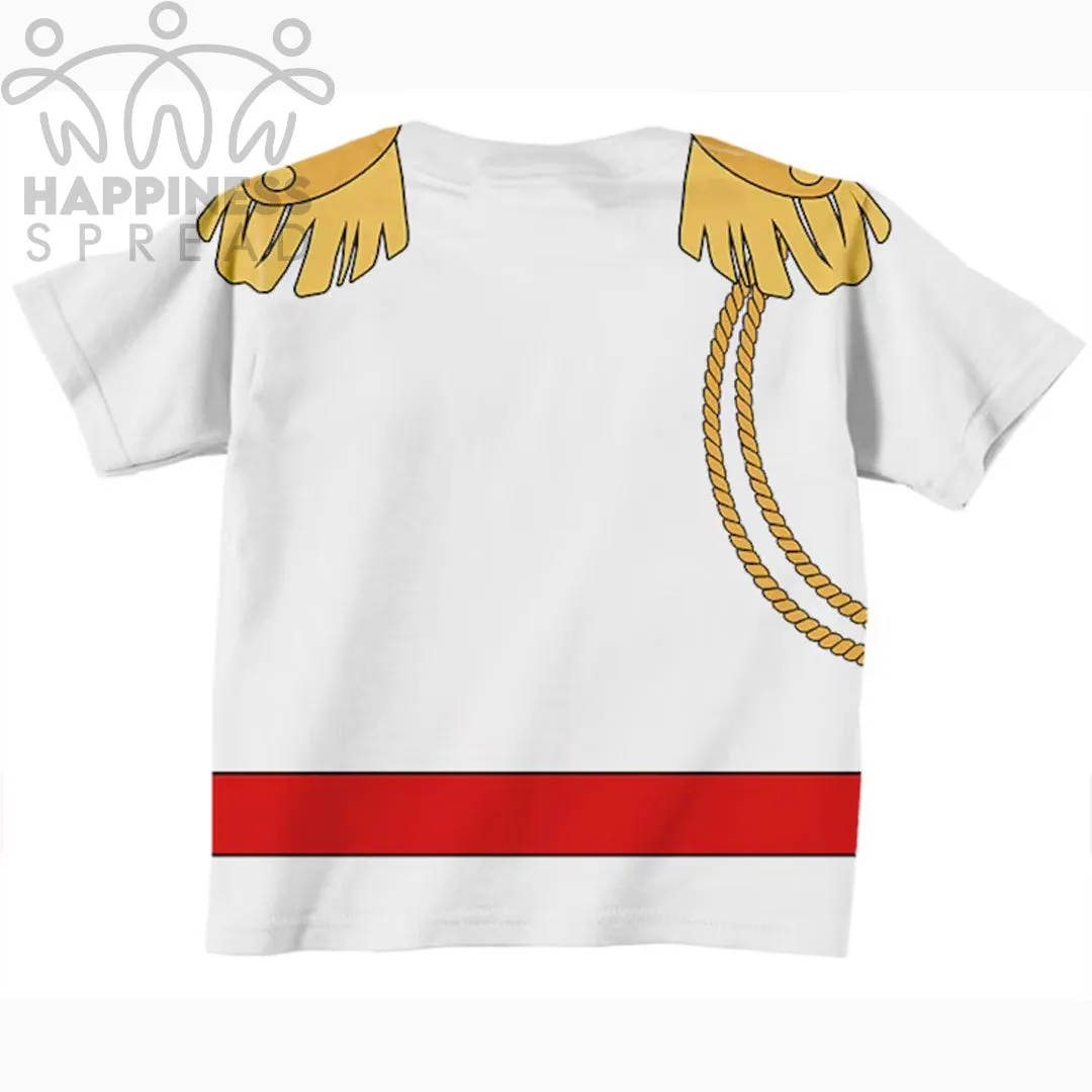 Custom Name Prince Charming Shirt, Personalized White Prince Charming Birthday T-Shirt, Boys Formal Prince Shirt.