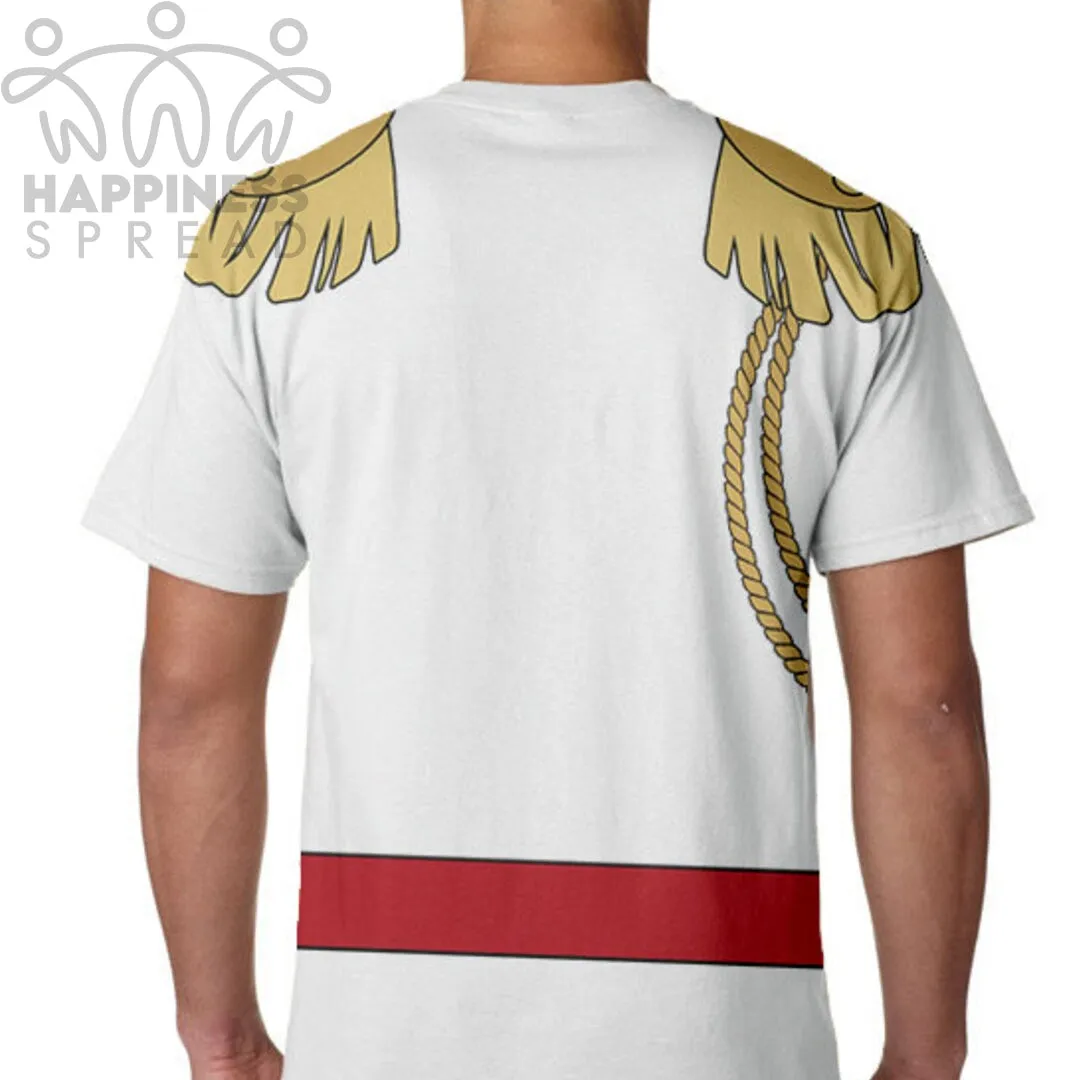 Custom Name Prince Charming Shirt, Personalized White Prince Charming Birthday T-Shirt, Boys Formal Prince Shirt.