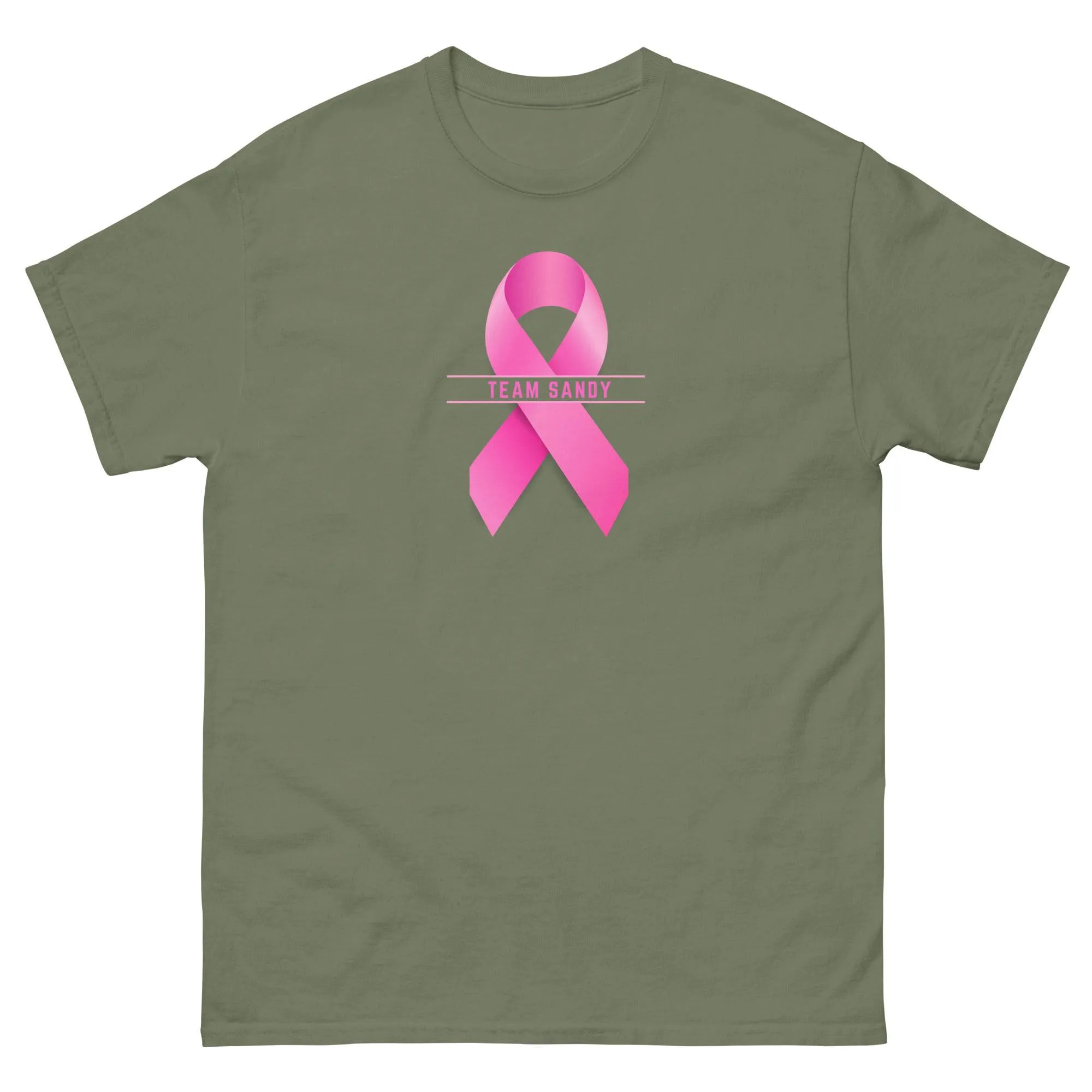 Customizable Cancer Ribbon Pink Tee