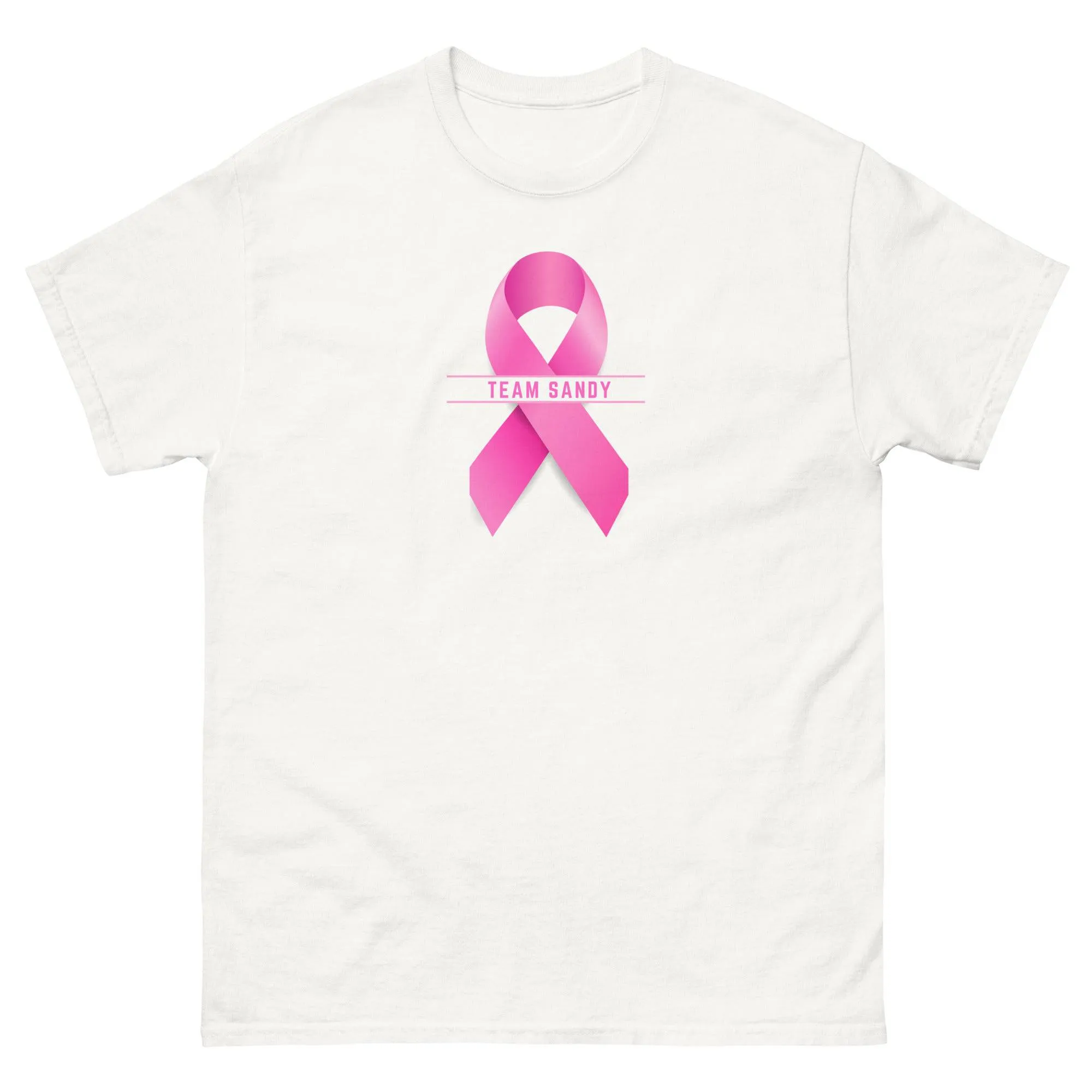 Customizable Cancer Ribbon Pink Tee