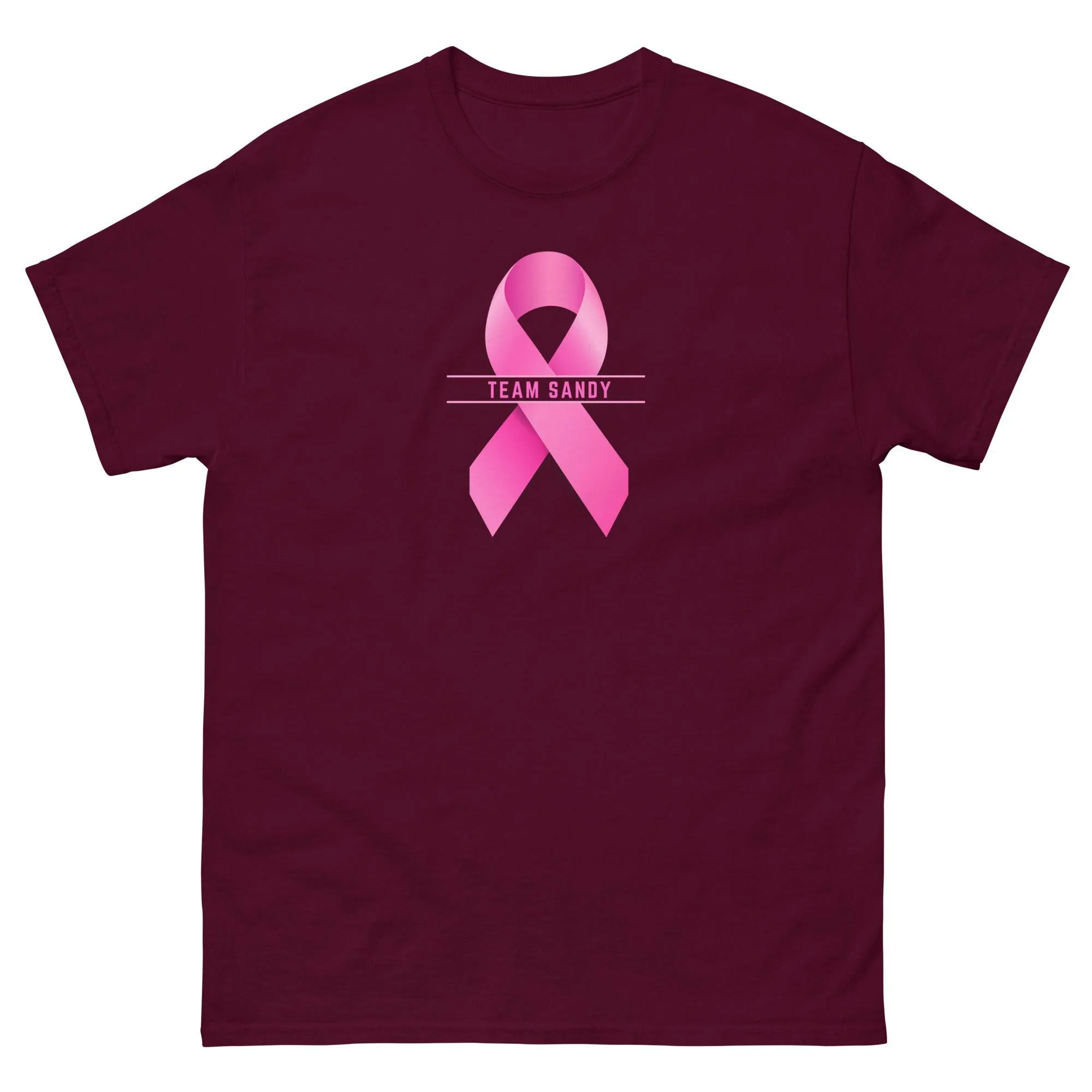 Customizable Cancer Ribbon Pink Tee