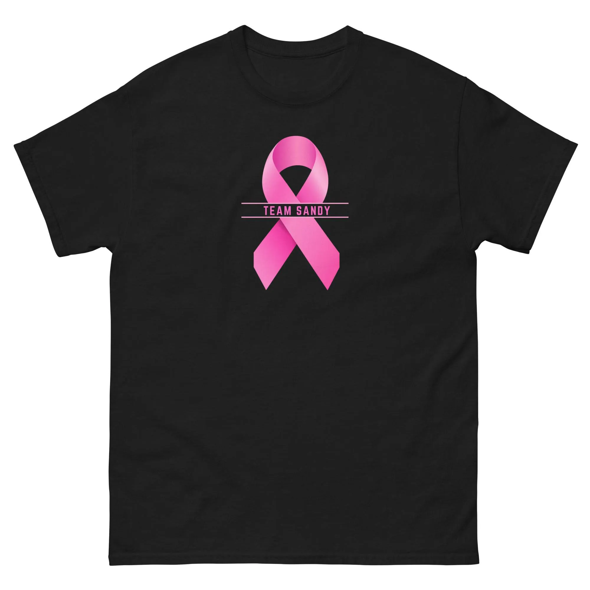 Customizable Cancer Ribbon Pink Tee