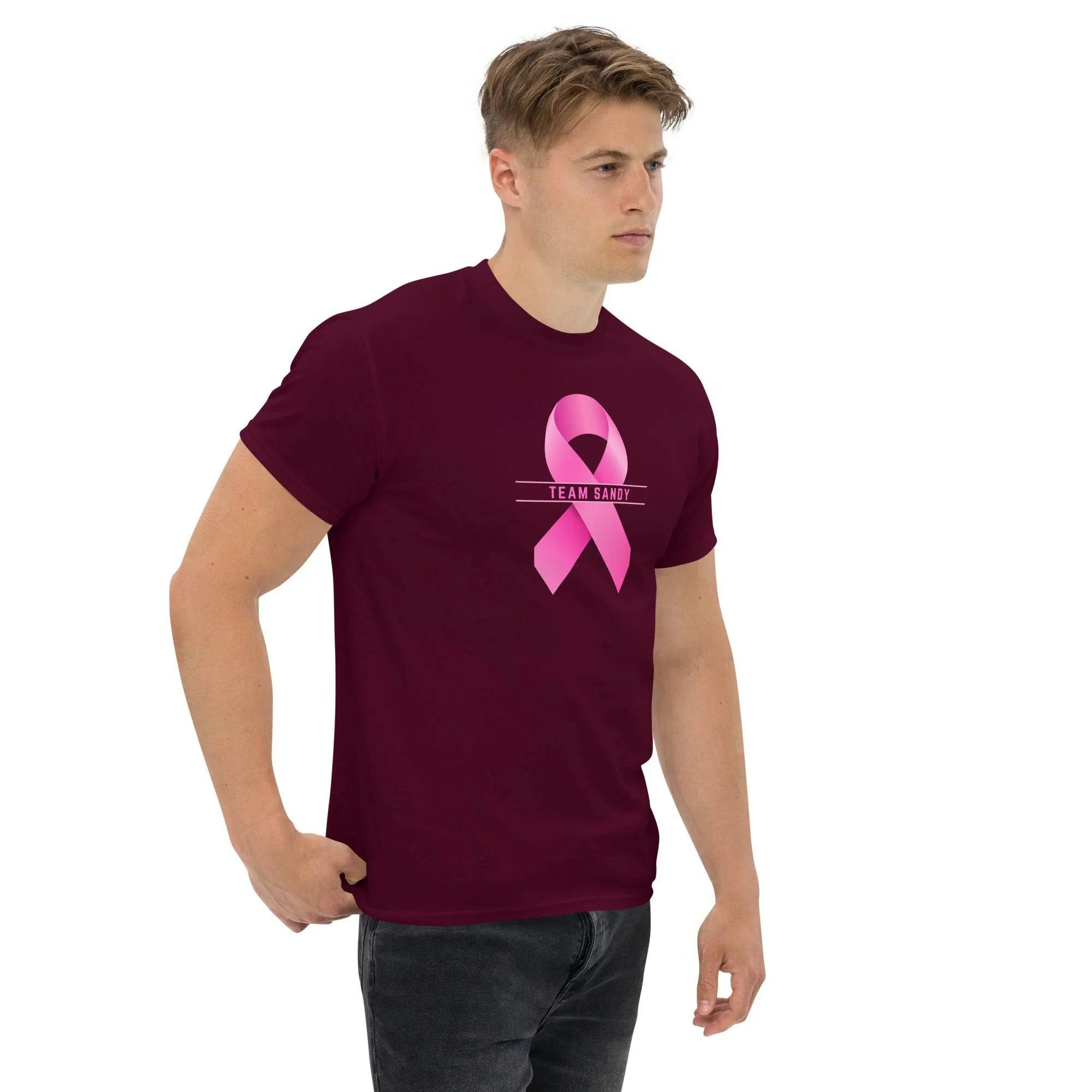 Customizable Cancer Ribbon Pink Tee
