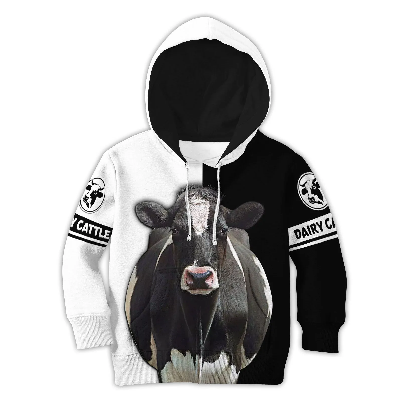 Dairy Cattle 3D Shirts For Kids Hoodie