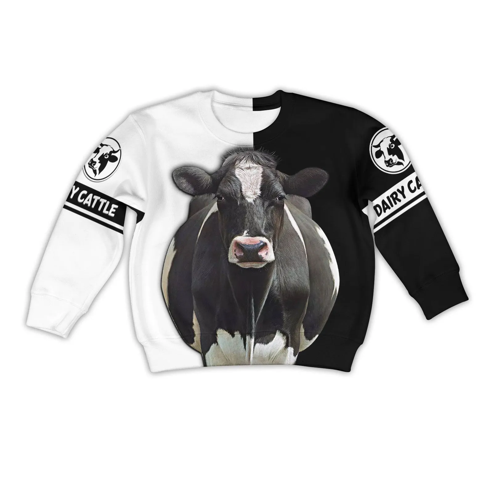Dairy Cattle 3D Shirts For Kids Hoodie