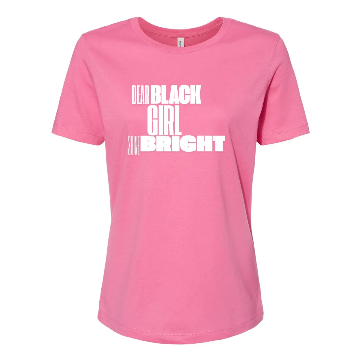Dear Black Girl Shine Bright T-Shirt – Women’s Relaxed Jersey Tee