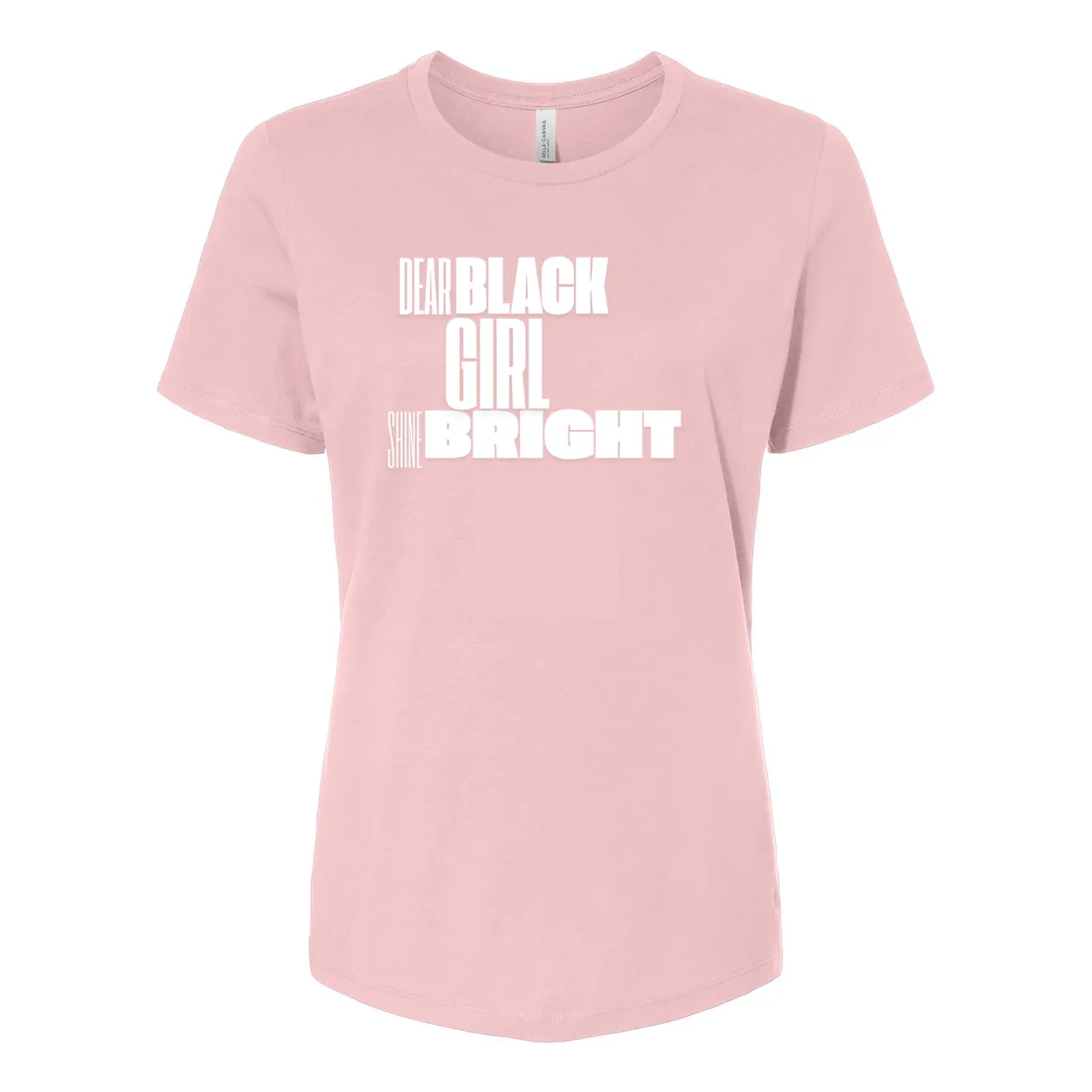 Dear Black Girl Shine Bright T-Shirt – Women’s Relaxed Jersey Tee