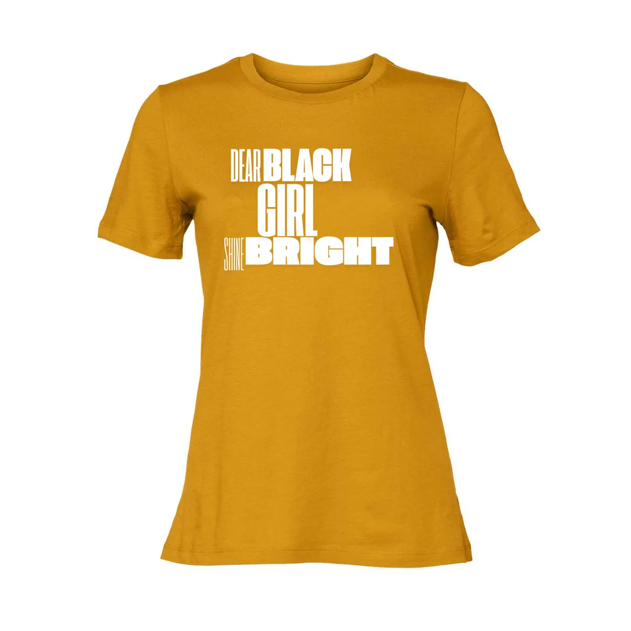 Dear Black Girl Shine Bright T-Shirt – Women’s Relaxed Jersey Tee