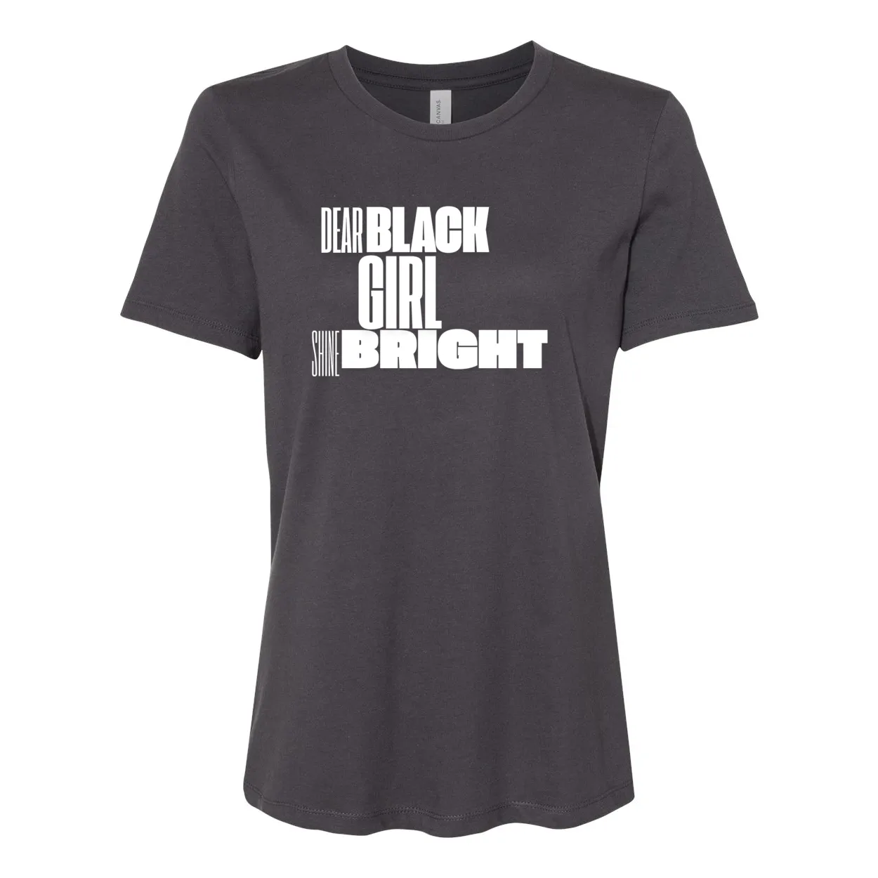 Dear Black Girl Shine Bright T-Shirt – Women’s Relaxed Jersey Tee