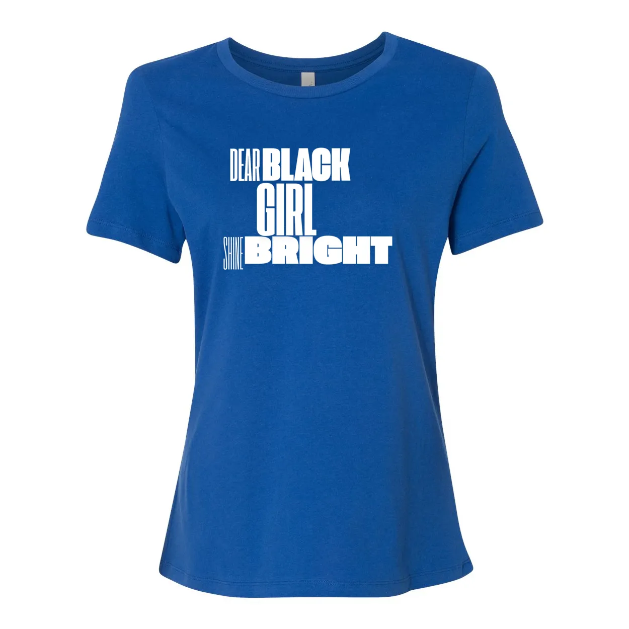 Dear Black Girl Shine Bright T-Shirt – Women’s Relaxed Jersey Tee