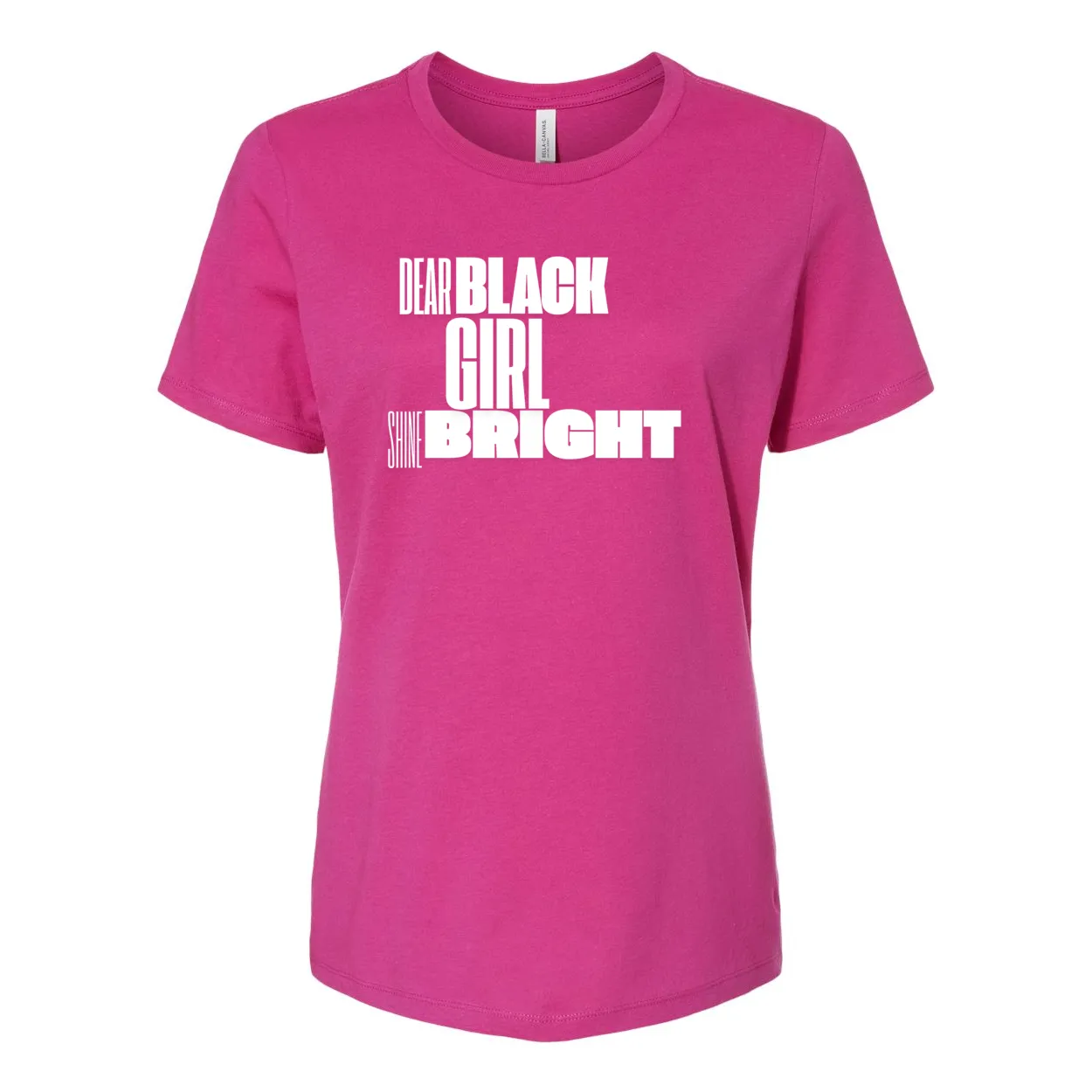 Dear Black Girl Shine Bright T-Shirt – Women’s Relaxed Jersey Tee