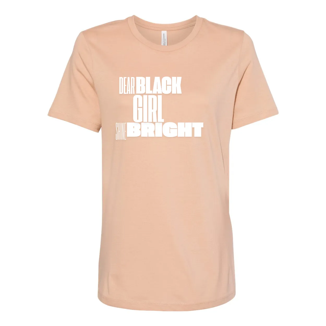 Dear Black Girl Shine Bright T-Shirt – Women’s Relaxed Jersey Tee